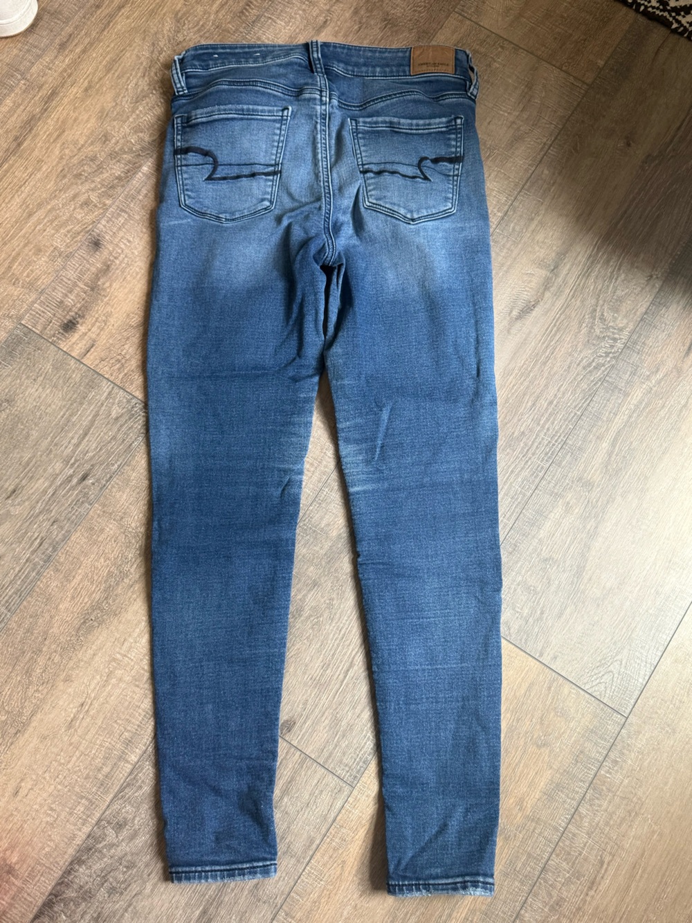 American Eagle Outfitters Women's Faded Blue Jeggings - Picture 5 of 5